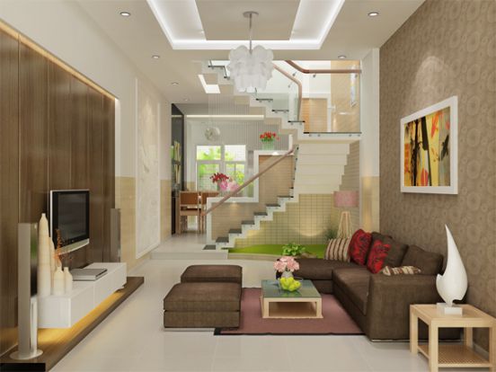 thiết kế và bài trí nội thất nhà ống nhỏ hẹp