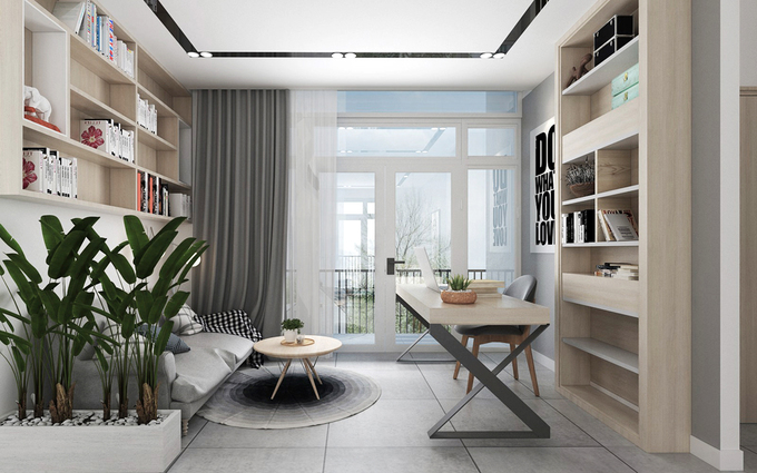 phòng làm việc tại gia