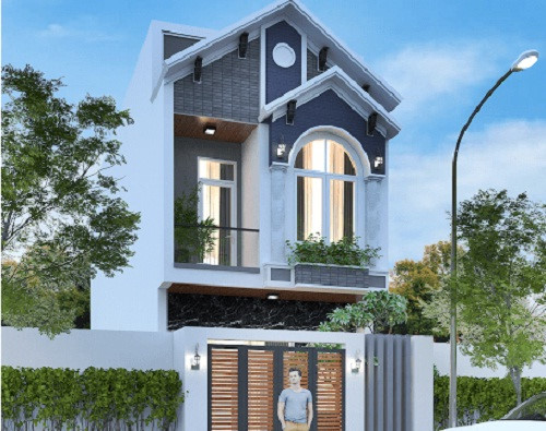 nhà phố mái kép