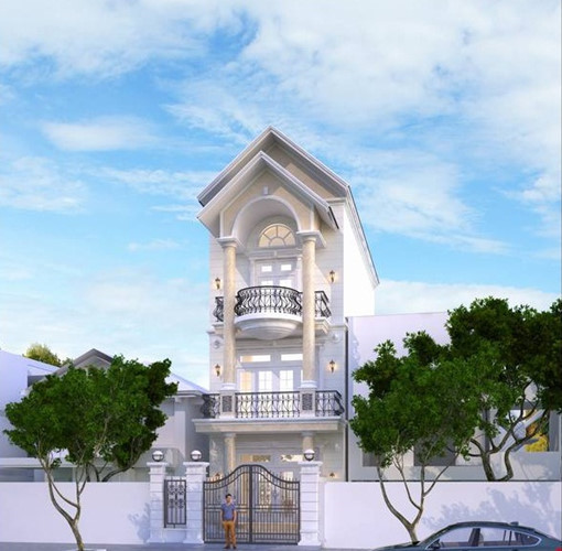 nhà phố kiểu Pháp
