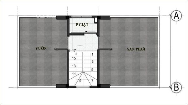 mặt bằng thiết kế