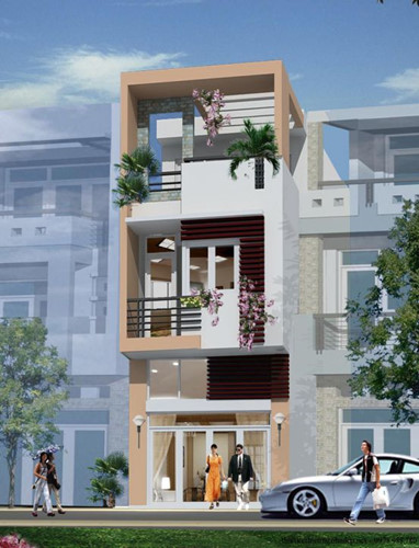 thiết kế nhà 3 tầng