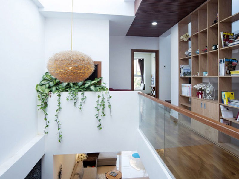 trang trí cho giếng trời