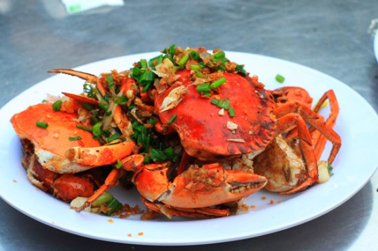 Cua biển bổ thận tráng dương