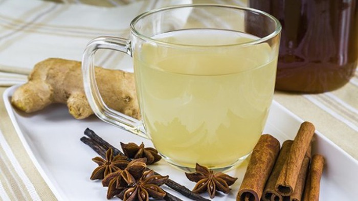 10 thức uống tốt cho tim mạch ngày lạnh-Trà thơm quế gừng