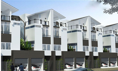 Mẫu nhà liền kề đơn giản