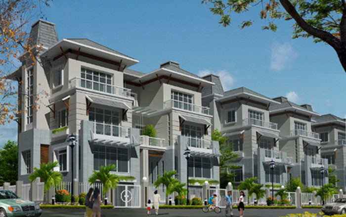 mẫu nhà liền kề kiểu biệt thự