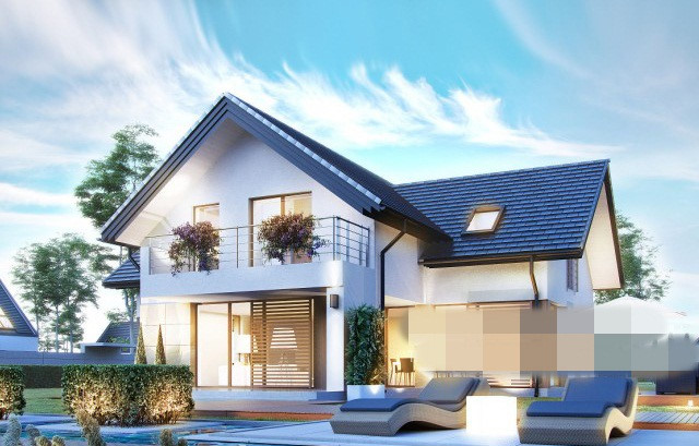 Ngôi nhà cấp 4 với phần mái thái đơn giản