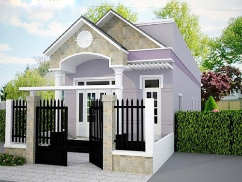 mẫu nhà cấp 4 có gác lửng