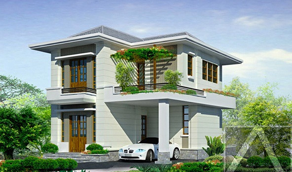 biệt thự 2 tầng