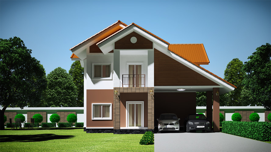 biệt thự 2 tầng