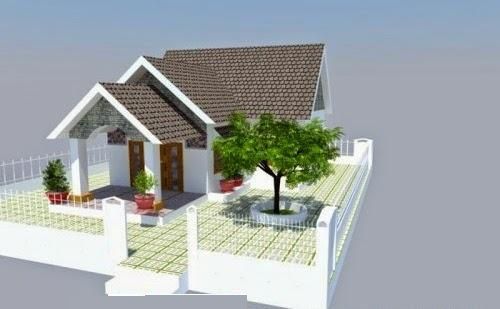 mẫu nhà cấp 4 dưới 500 triệu