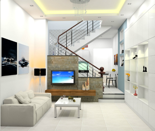 nhà ống 2 tầng