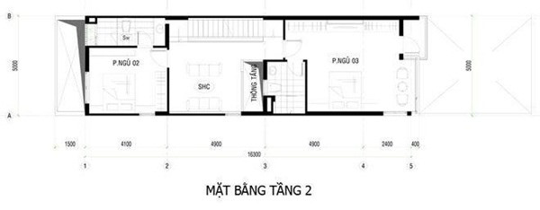 tầng 2 nhà phố