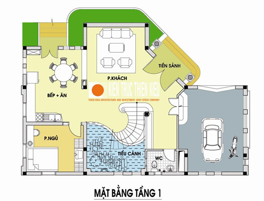 Mặt bằng tầng 1