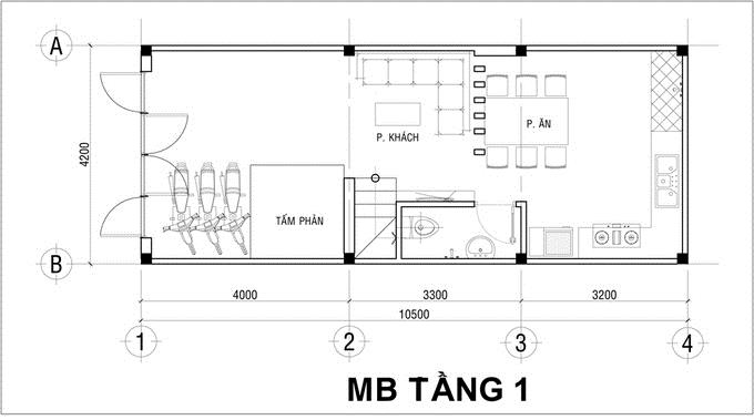 nhà ống 3 tầng