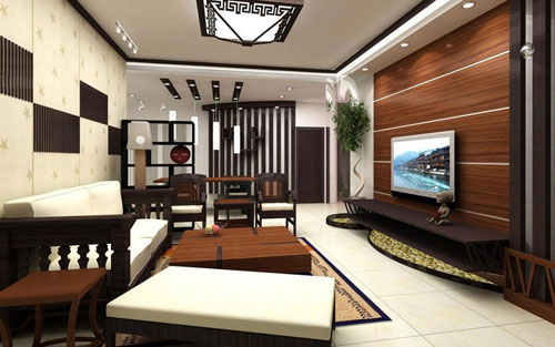 xu hướng trang trí tường phòng khách