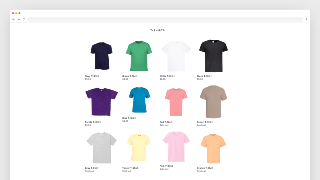 Sorted collection using Nada app