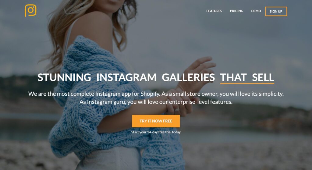Shop Instagram Feed & UGC to showcase Instagram photos on your online store