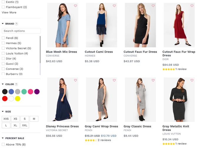 With Product Filter & Search you can easily add slick filters and real-time search to your Shopify store