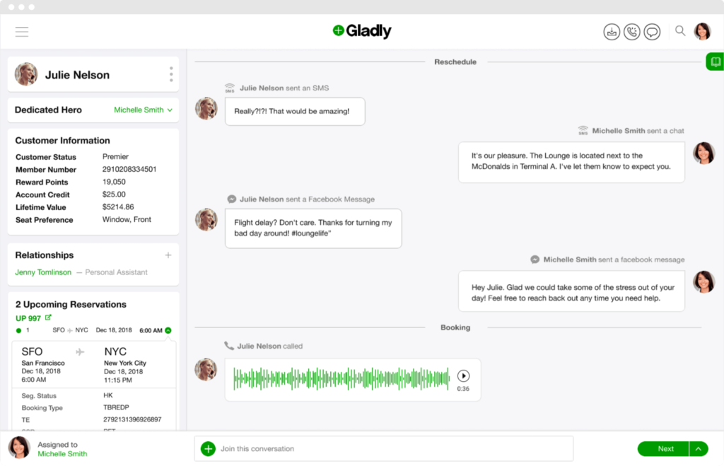 Customer communication platform Gladly