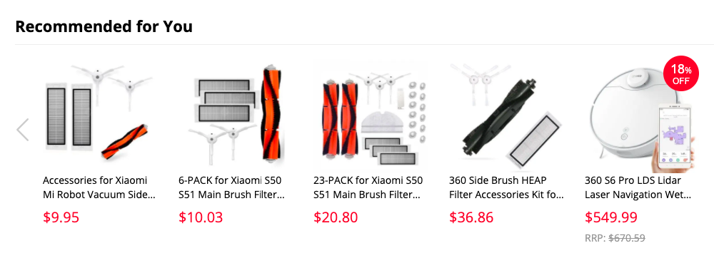 electronics upsell
