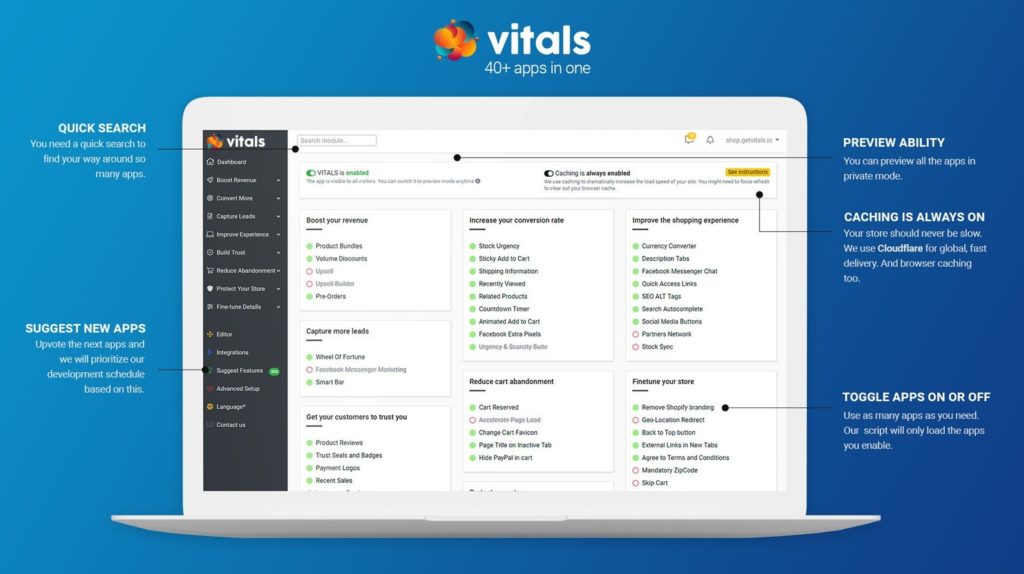 Vitals (multiple apps)