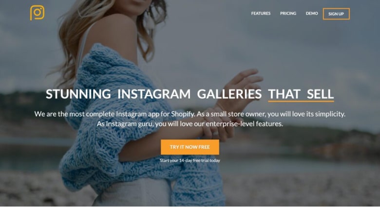 Shop Instagram Feed & UGC to showcase Instagram photos on your online store