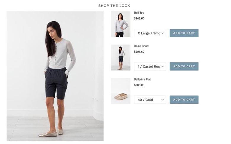 Shop the Look App allows your customers to purchase multiple products