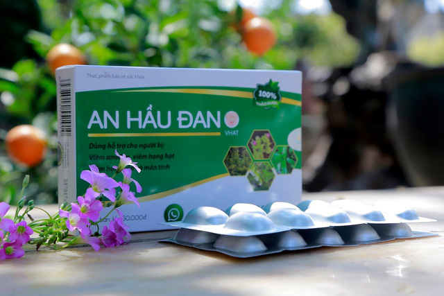 Sản phẩm An Hầu Đan hỗ trợ điều trị viêm Amidan cho cả gia đình