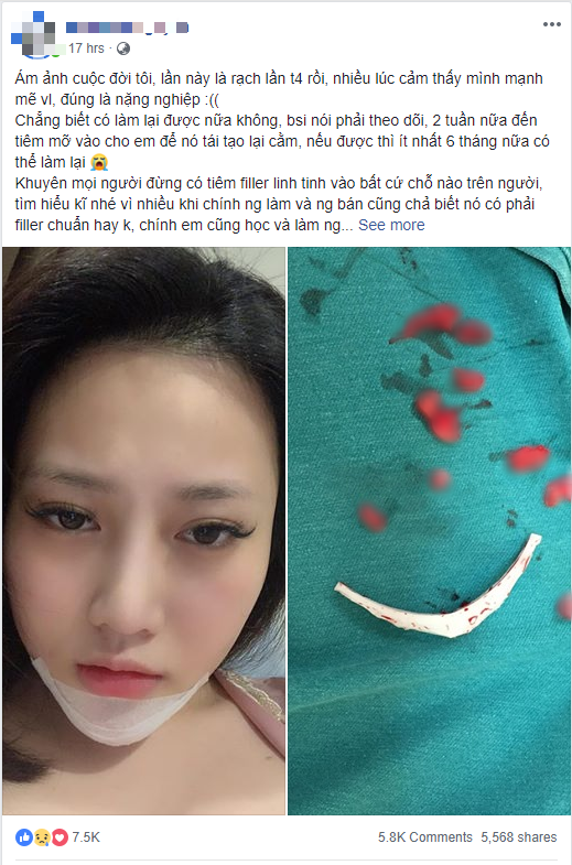 Bài chia sẻ trên mạng xã hội của cô gái sinh năm 1994 khiến nhiều người xôn xao