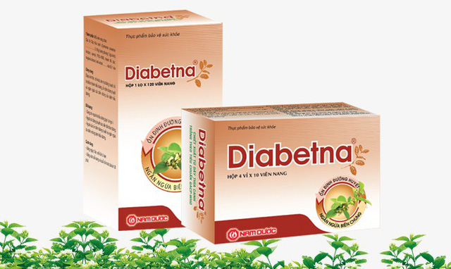 Sản phẩm hỗ trợ điều trị tiểu đường do công ty Nam Dược sản xuất
