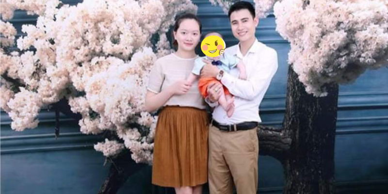 Gia đình nhỏ của chị Hương.Ảnh: Pháp luật và bạn đọc.