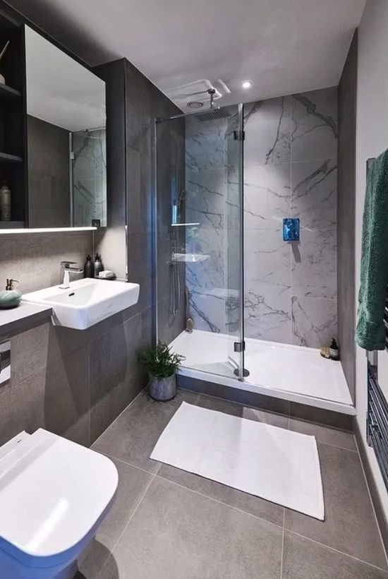 hình ảnh bên trong phòng tắm biệt thự 2,5 tầng