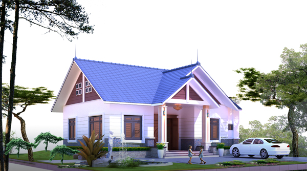 hình ảnh mẫu biệt thự 1 tầng đẹp