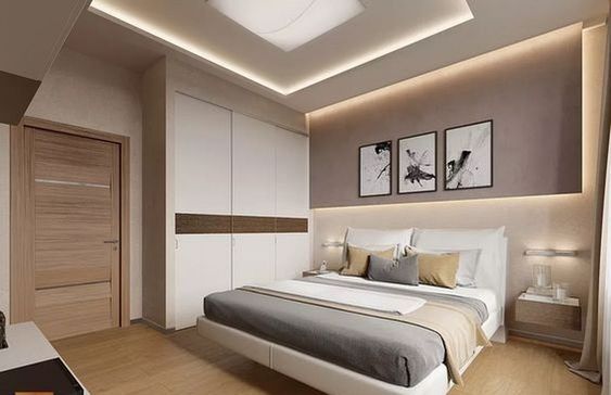 Phòng ngủ master trong nhà cấp 4 diện tích 5x10m