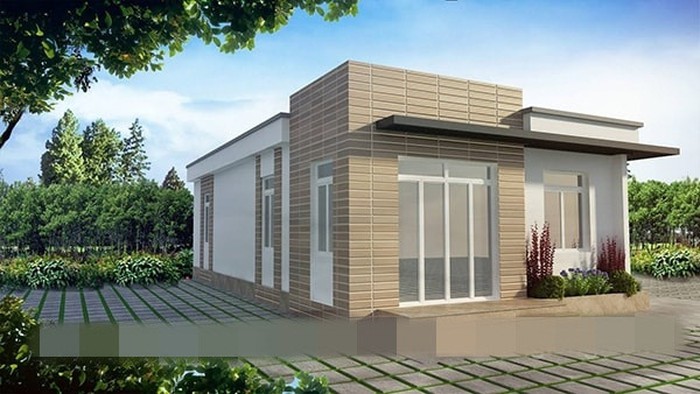 mẫu nhà 1 tầng bắt mắt