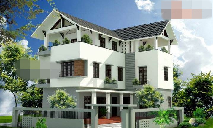 biệt thự 3 tầng đẹp