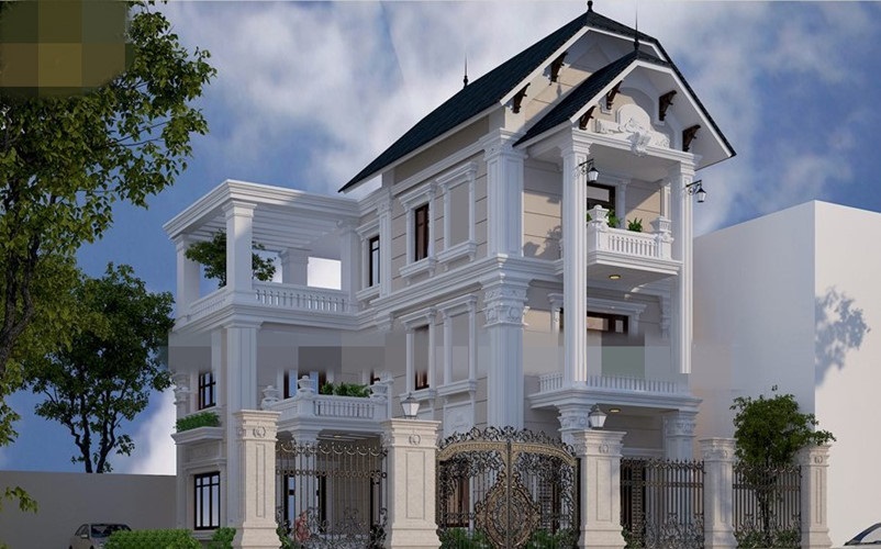 biệt thự phong cách tân cổ điển