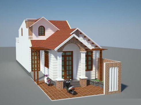 nhà cấp 4 mái thái