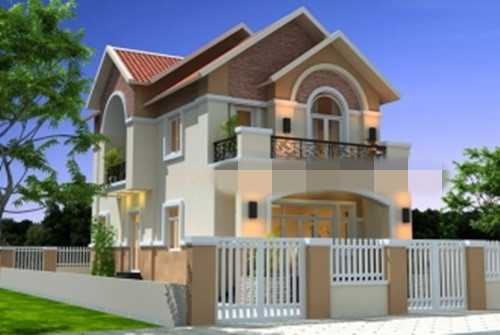 biệt thự đơn lập hiện đại