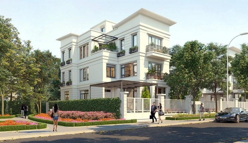 biệt thự 3 tầng