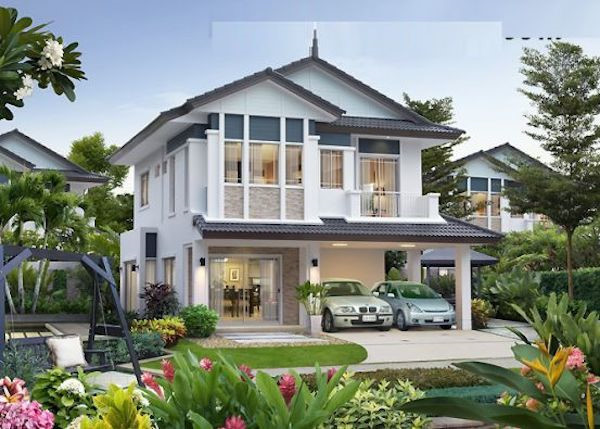 biệt thự 2 tầng 70m2 có gara để xe