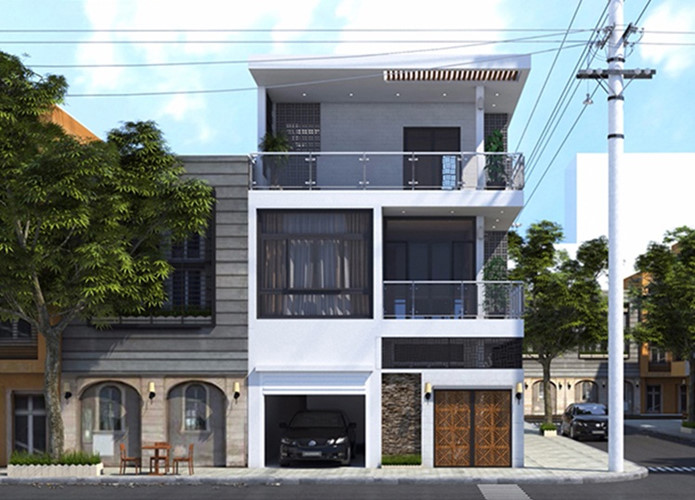 nhà ống hiện đại