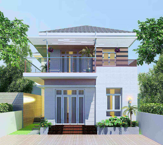 mẫu nhà ống đơn giản