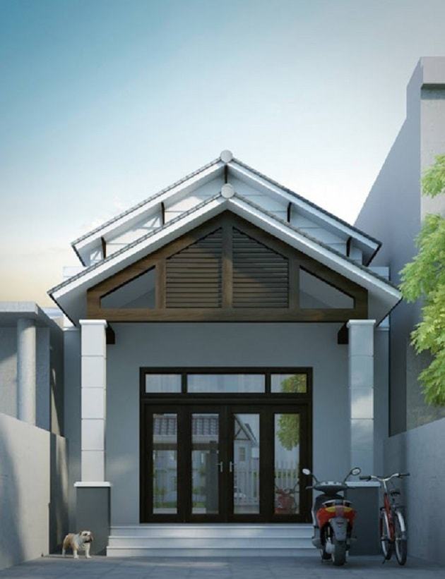 nhà cấp 4 có gác lửng