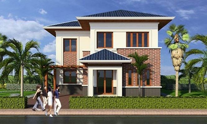 biệt thự 2 tầng đẹp