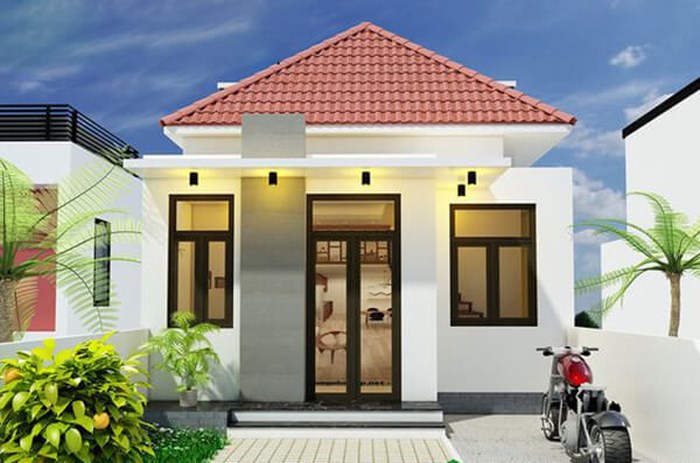 nhà ống 1 tầng đẹp