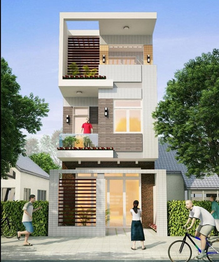 nhà ống 3 tầng đẹp