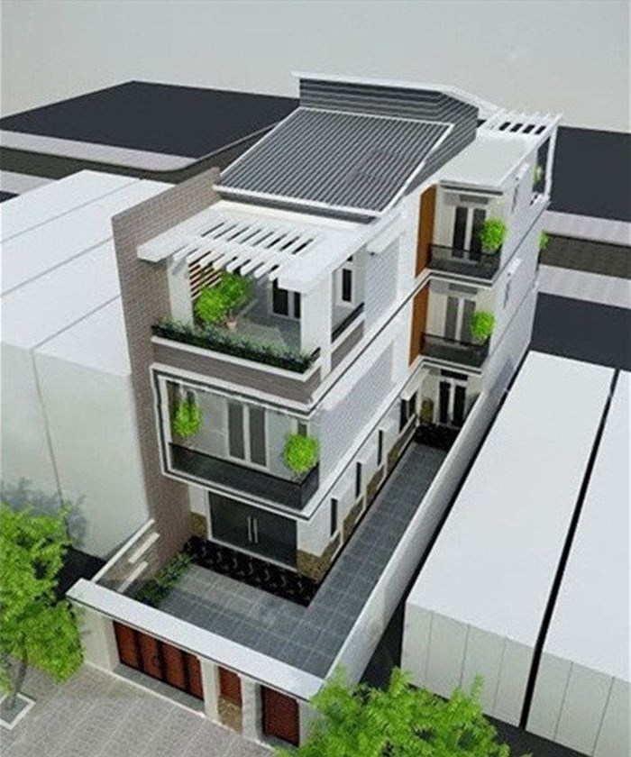 nhà ống 3 tầng đẹp